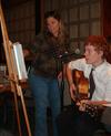 A singer and guitarist